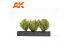 AK interactive Diorama series ak8216 Arbustes buissons VERT CLAIR 4-5CM 1:35 / 75MM / 90MM