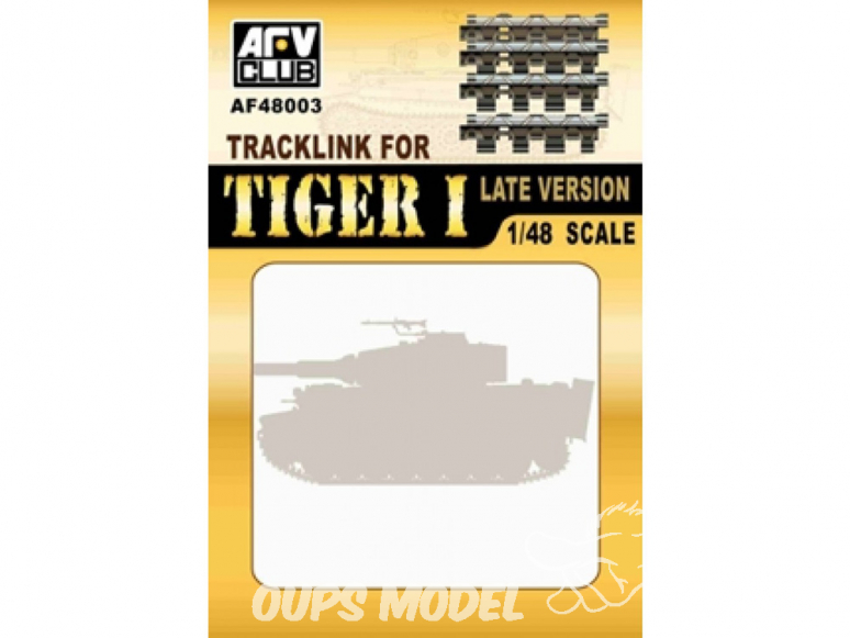 Afv Club maquette militaire 48003 CHENILLES POUR TIGRE I 1/48