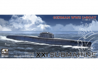 Afv Club maquette sous marin 73501 U-BOAT TYPE XXI 1.700