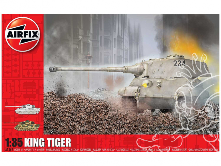 Airfix maquette militaire A1369 King Tiger 1/35