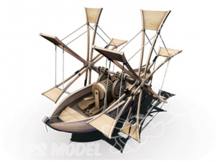 Maquette Italeri serie Leonardo da Vinci 3103 bateau a aube