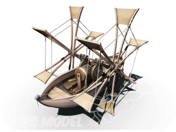 Maquette Italeri serie Leonardo da Vinci 3103 bateau a aube