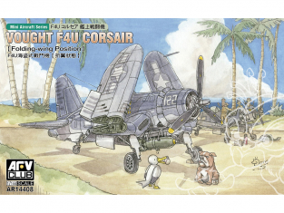 AFV maquette avion AR14408 Vought F4U Corsair ailes repliées 1/144