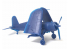 AFV maquette avion AR14408 Vought F4U Corsair ailes repliées 1/144