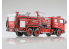 Aoshima maquette camion 59715 Camion de pompier Osaka Municipal Fire Department 1/72