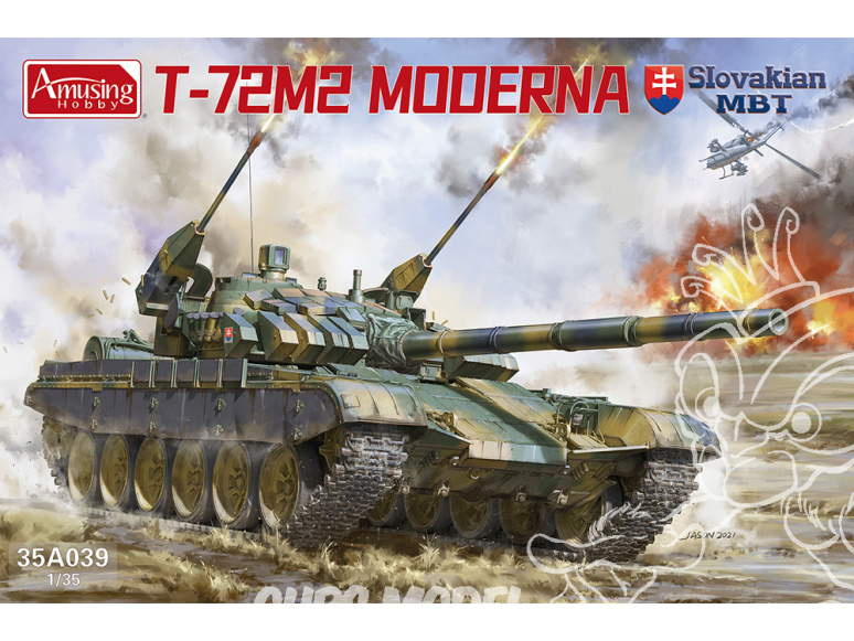 Amusing maquette militaire 35A039 T-72M2 MODERNA 1/35