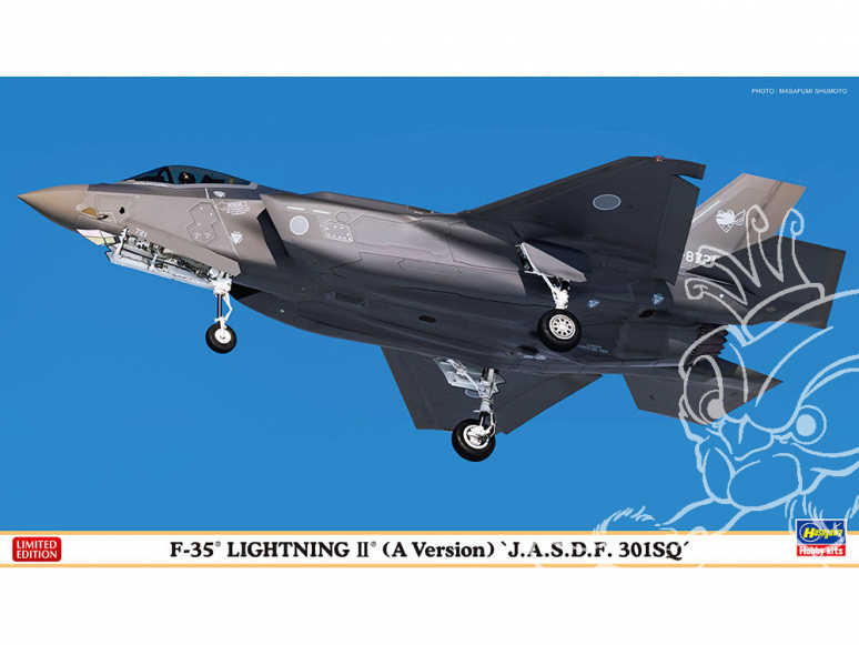 Hasegawa maquette avion 02374 F-35 Lightning II (Type A) «Air Self-Defense Force 302nd Squadron» 1/72