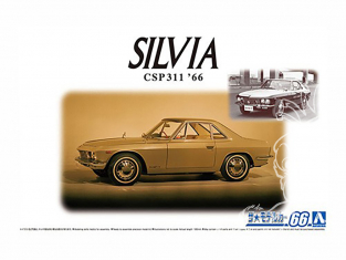 Aoshima maquette voiture 62289 Nissan Silvia CSP311 1966 1/24