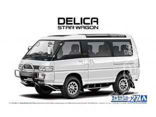 Aoshima maquette voiture 61398 Mitsubishi P35W Delica Star Wagon 1991 1/24