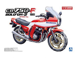 Aoshima maquette moto 53126 Honda CB750-F Bol d'or 1981 - 2 Option version 1/12