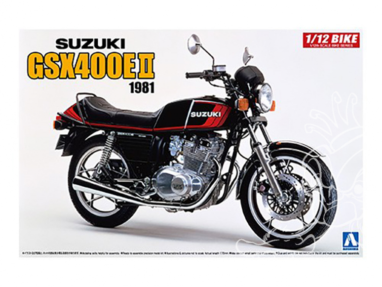 Aoshima maquette moto 54574 Suzuki GSX400E II 1981 1/12