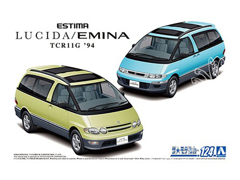 Aoshima maquette voiture 61350 Toyota Lucida / Emina TCR11G 1994 1/24