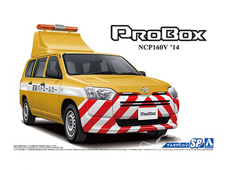 Aoshima maquette voiture 59975 Toyota ProBox NCP160V 2014 1/24