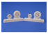 CMK kit resine 4423 Roues F-4B Phantom kit Tamiya 1/48