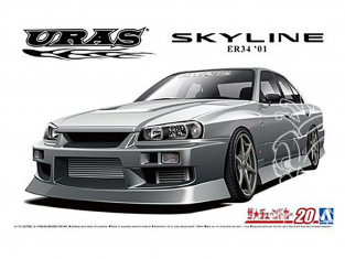 Aoshima maquette voiture 61343 Nissan Skyline Uras ER34 25GT-T 2001 1/24