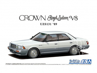 Aoshima maquette voiture 61718 Toyota Crown UZS131 Royal Saloon V8 1989 1/24