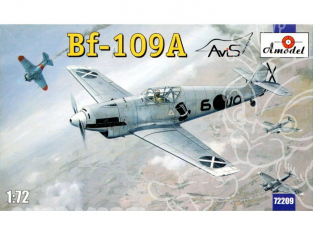 Amodel maquette avion 72209 Messerschmitt Bf 109A 1/72