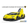 Aoshima maquette voiture 59821 Lamborghini Aventador 50° Anniversario 2013 1/24