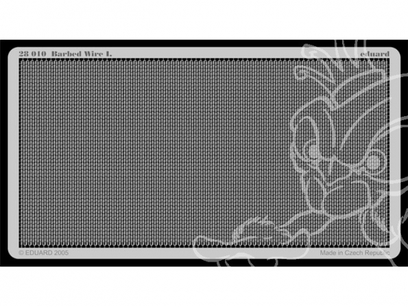 Eduard photodecoupe militaire 28010 Fils de barbeles 8m 1/48