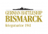 Amati bateau bois 1614 Cuirassé Bismarck Kriegsmarine 1941 1/200