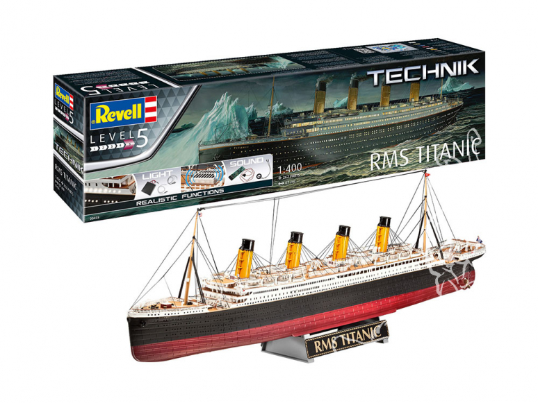 Revell maquette bateau 00458 RMS Titanic Technik 1/400