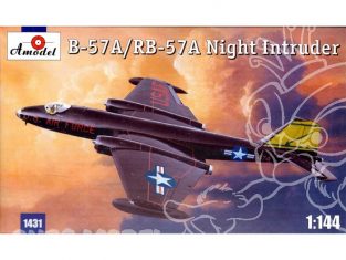 Amodel maquettes avion 1431 Martin B-57 Canberra Night Intruder 1/144