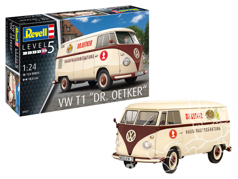 Revell maquette voiture 07677 VW Combi VW T1 Bus 1/24