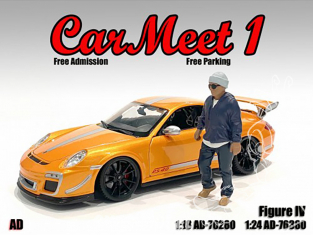 American Diorama figurine AD-76380 Car Meet 1 - Figurine IV 1/24