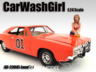 American Diorama figurine AD-23945 Car Wash Girl - Jennifer 1/24