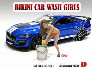American Diorama figurine AD-76364 Bikini car wash girl - Cindy 1/24