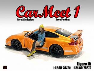 American Diorama figurine AD-76379 Car Meet 1 - Figurine III 1/24