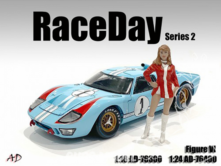 American Diorama figurine AD-76400 Race Day 2 - Figurine VI 1/24