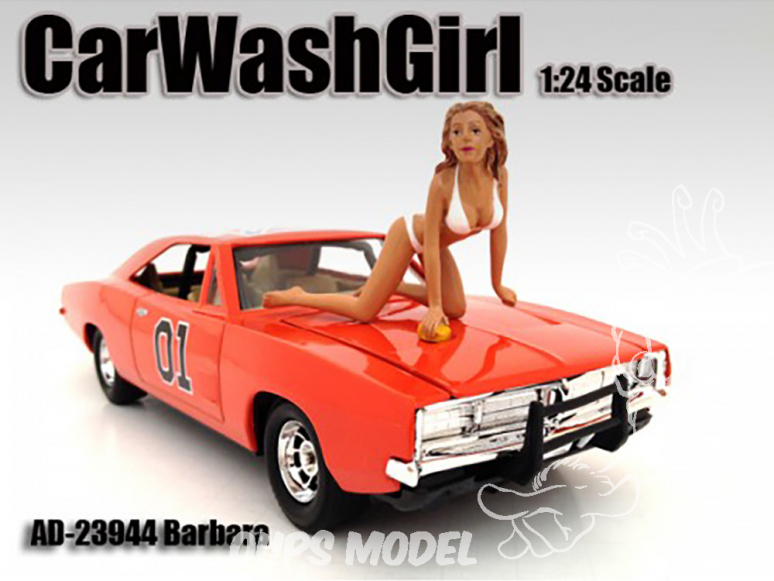 American Diorama figurine AD-23944 Car Wash Girl - Barbara 1/24