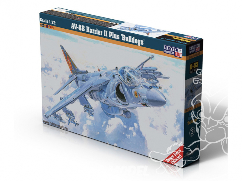 Master CRAFT maquette avion 040536 McDonnell Douglas AV-8B Harrier II Plus Bulldogs 1/72