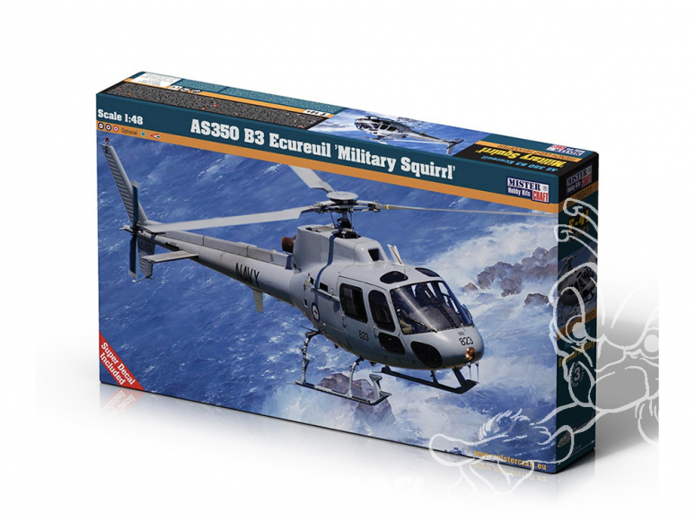 Master CRAFT maquette helicoptére 060411 AS-350 B3 Ecureuil 1/48