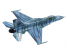 MASTER CRAFT maquette avion 071158 GENERAL DYNAMICS F-16CJ-52 Tiger Demo Team 1/48