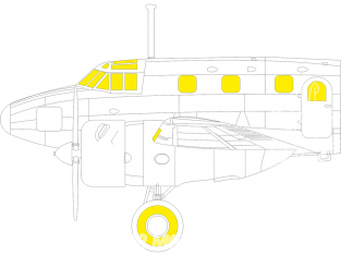 Eduard Express Mask CX608 Ki-54c Special Hobby 1/72