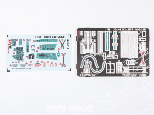 Eduard Space décalques 3D 3DL48042 MiG-21R Eduard 1/48