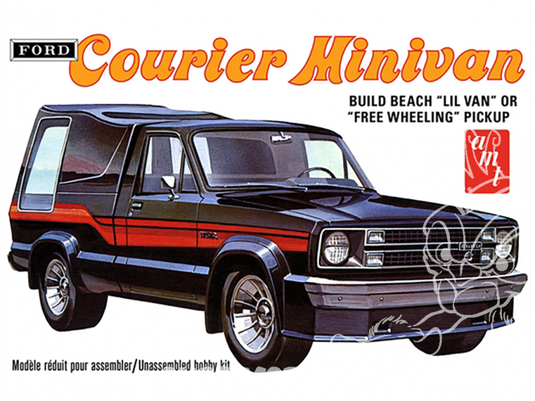 AMT maquette voiture 1210 1978 FORD COURIER MINIVAN 1/25