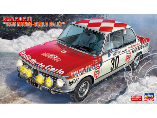 Hasegawa maquette voiture 20516 BMW 2002 ti «1975 Monte Carlo Rally» 1/24