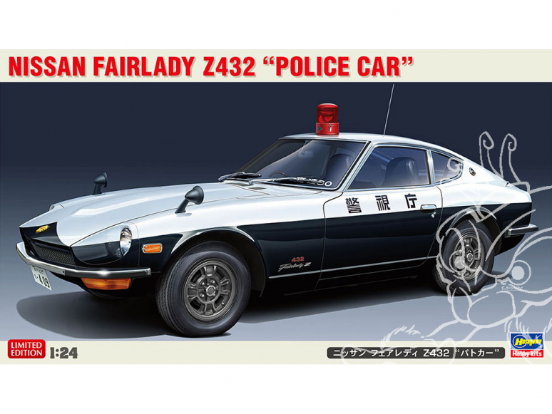 Hasegawa maquette voiture 20505 Nissan Fairlady Z432 « Voiture de police » 1/24