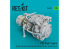 ResKit Kit RSU35-0009 Moteur droit T700 (SH-60B, SH-60F, HH-60H, MH-60R, MH-60S, MH-60L, UH-60A, HH-60) 1/35