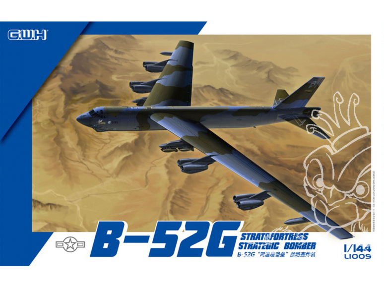 Great Wall Hobby maquette avion L1009 B-52G Stratofortress Bombardier Stratégique 1/144