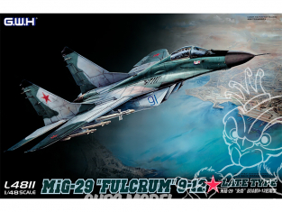 Great Wall Hobby maquette avion L4811 MiG-29 "Fulcrum" 9-12 Late Type 1/48