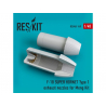 ResKit kit d'amelioration Avion RSU48-0149 Tuyère F-18 Super Hornet Type 1 pour kit Meng 1/48