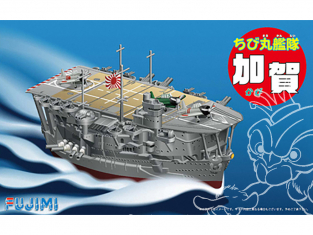 Fujimi maquette plastique bateau 422398 Porte avions japonais Kaga tiré de la bande dessiné Chibimaru