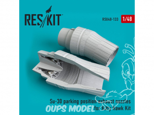 ResKit kit d'amelioration Avion RSU48-0133 Tuyère Su-30 parking position pour kit Kitty Hawk 1/48