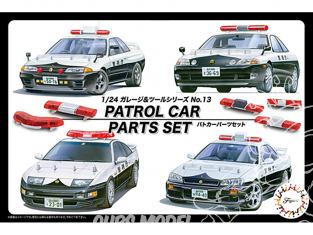 Fujimi maquette voiture 116464 Accessoires pour voitures Police / Patrouille 1/24