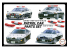 Fujimi maquette voiture 116464 Accessoires pour voitures Police / Patrouille 1/24