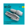 ResKit kit d'amelioration avion RSU32-0014 F-14 (D) Tuyère fermées pour Trumpeter 1/32